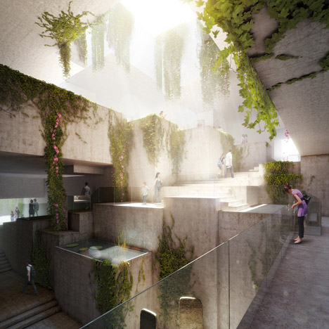 Museo Maya de America by Harry Gugger Studio and over,under